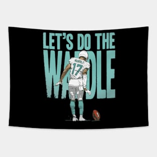 Jaylen Waddle Miami Waddle Dance Tapestry