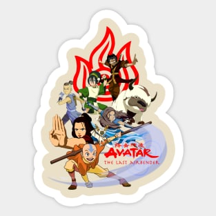 Avatar The Last Airbender Sticker by Moody La