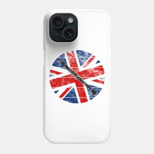 Clarinet UK Flag Britain Clarinetist British Musician Phone Case