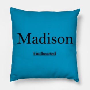 Madison Name meaning Pillow