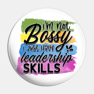 NO BOSSY Pin