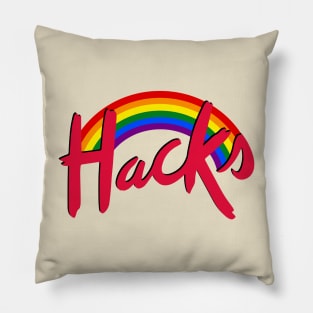 Hacks Pride Rainbow Pillow