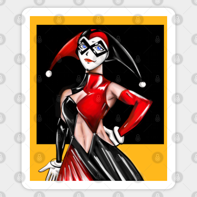 harley quinn the hammer clown harley quinn sticker