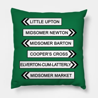 Midsomer Signs (3) Pillow