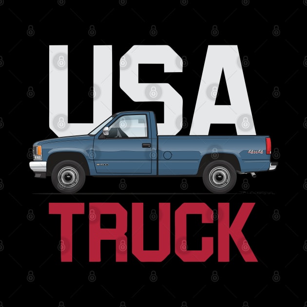 USA Truck 1 LWB Blue by JRCustoms44