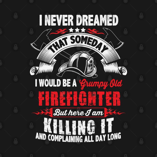 Grumpy Old Firefighter by ryanjaycruz