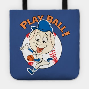 Play Ball! Mets Baseball Mascot Mr Met Tote