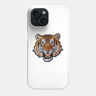 Embroidered Tiger Patch Design Phone Case