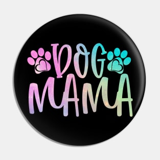 Dog Mama Typography Pin