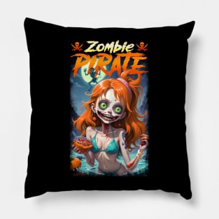 Zombie Pirate Pillow