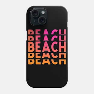 Beach Pink Phone Case