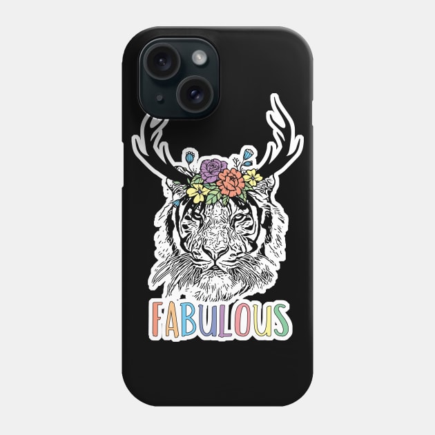 Fabulous Tiger Crown Phone Case by aaallsmiles