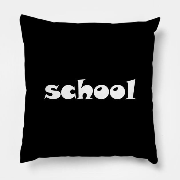 school Pillow by drewdesign