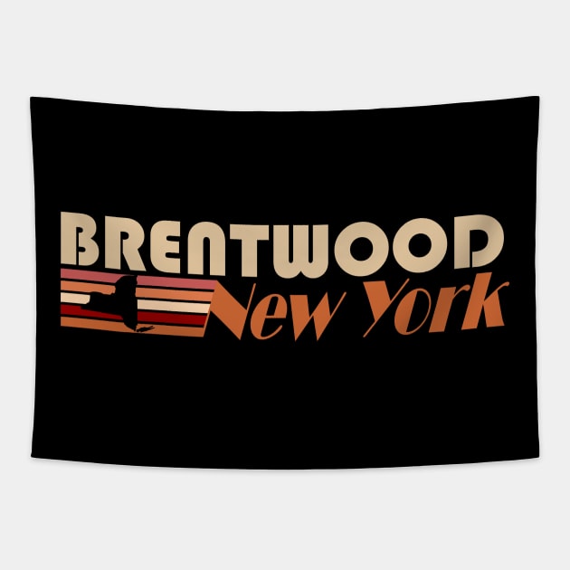 vintage 1980s style Brentwood, New York Tapestry by SuperDj