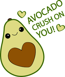 Avocado Crush On You Magnet