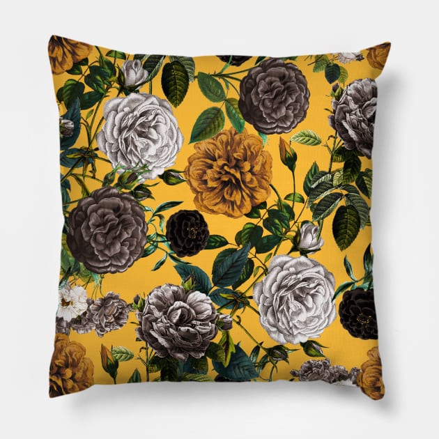 Summer Botanical Garden XI Pillow by burcukorkmazyurek