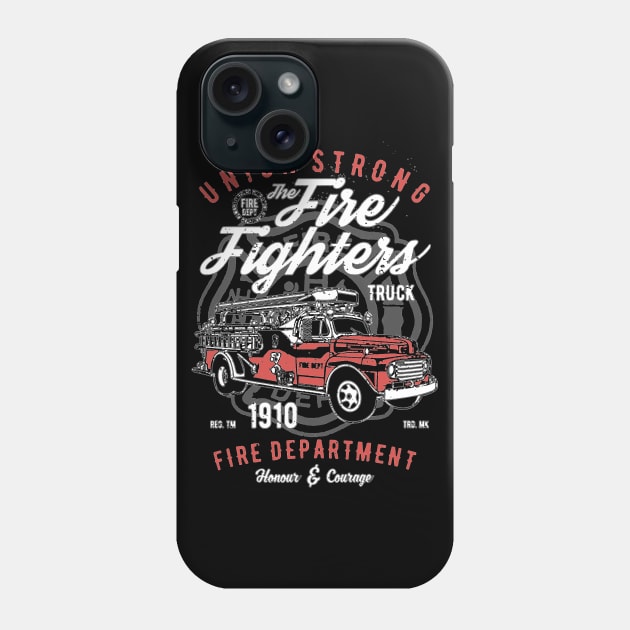 Union Strong Fire Fighter Phone Case by JakeRhodes