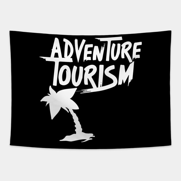 Adventure Outdoor Adventurer Tourist Tourism Tapestry by dr3shirts