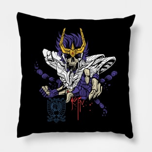 Skeleton Cancer Deathmask Anime Fanart Pillow