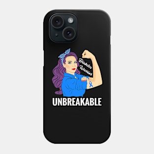 Diabetes Warrior Sugar Diabetic Type 1 2 Awareness Phone Case