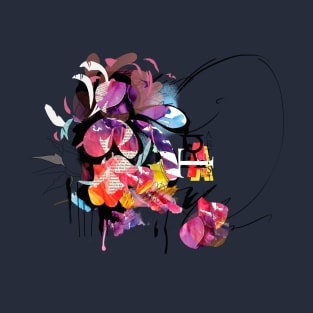 Abstract flower art T-Shirt