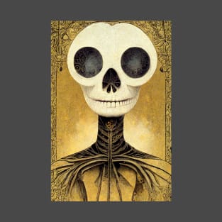 Skeleton in gold T-Shirt