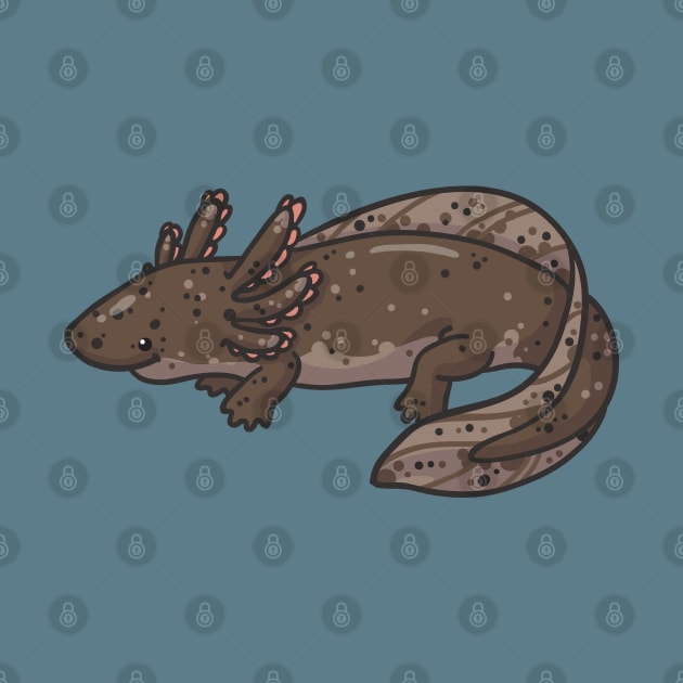 Axolotl (Wild Type) by bytesizetreasure