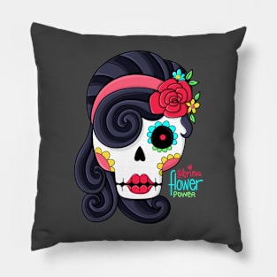 Catrina flower power Pillow