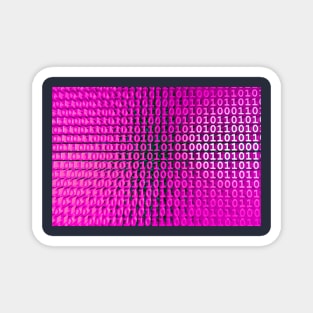 Binary Numbers, Computer Talk, Pink Magnet