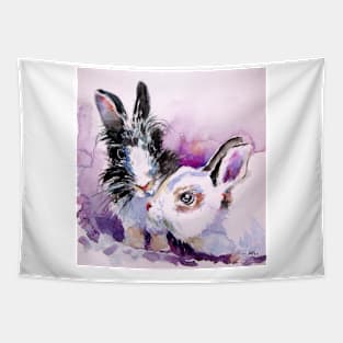 Cute rabbits Tapestry