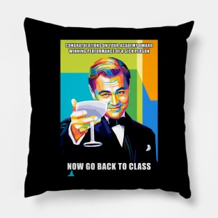 Leonardo Dicaprio Meme Pop Art Pillow