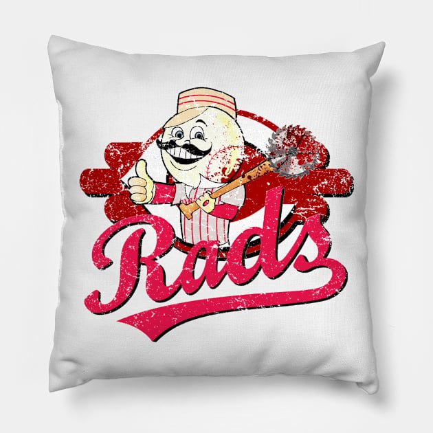 Cincinnati Rads Pillow by B4DW0LF