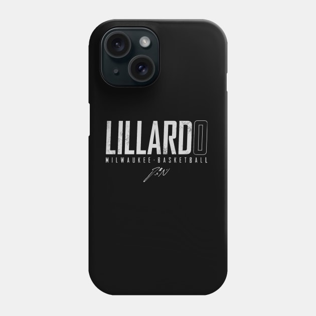 Damian Lillard Milwaukee Elite Phone Case by TodosRigatSot