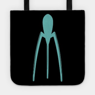 Philippe Starck Juicy Salif in Turquoise Silhouette - Product Design Tote