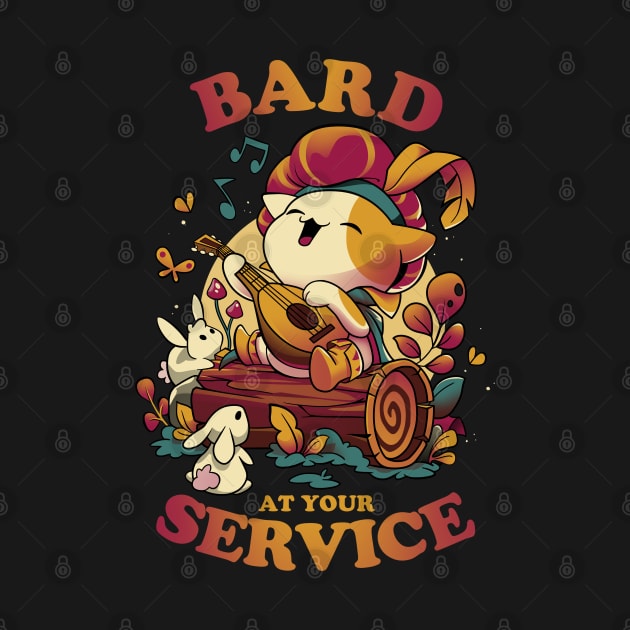 Bard's Call - Cute Cat Gamer by Snouleaf