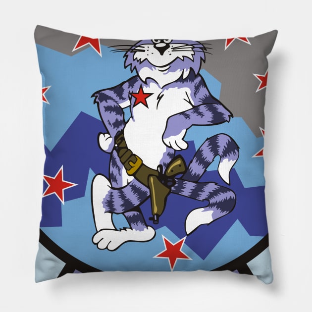 Tomcat - Russian camo Pillow by MBK