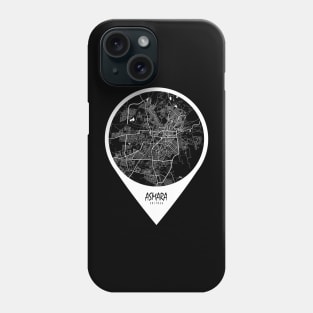 Asmara, Eritrea City Map - Travel Pin Phone Case