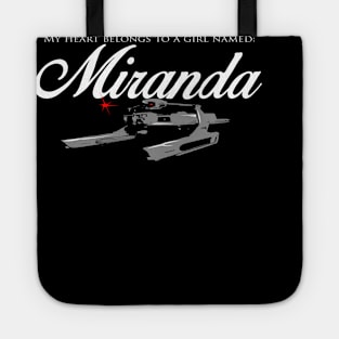 a girl named Miranda Tote