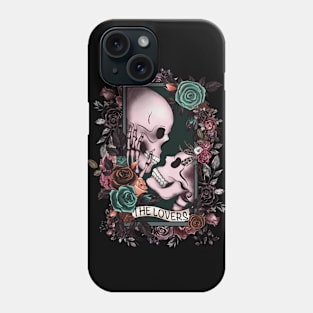 the lovers skeleton Phone Case