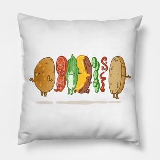 Sentient burger Pillow