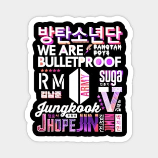 BTS Army The Eternal Collage Magnet