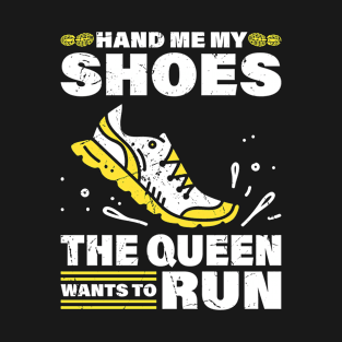 Field Running Queen Cross Country Running T-Shirt