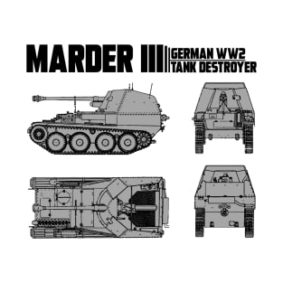 MARDER III TANK DESTROYER T-Shirt