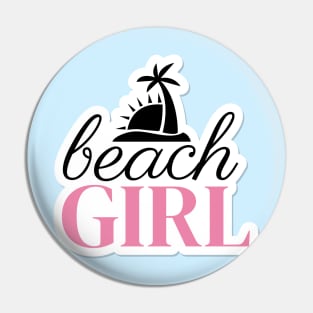 Beach Girl Pin