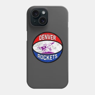 Retro Denver Rockets vintage design Phone Case