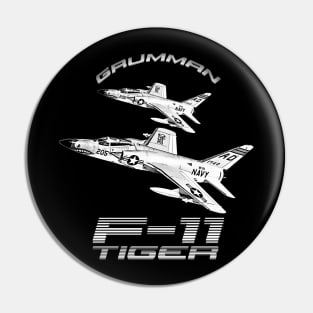 F11 Tiger Supersonic Jet Fighter Pin