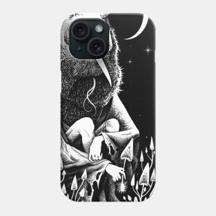 Devil pics the mushrooms black Phone Case