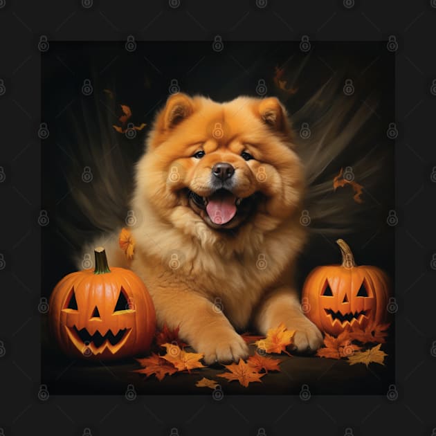 Chow Chow Halloween by NatashaCuteShop