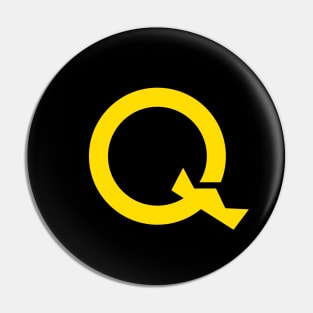 Letter Q Pin