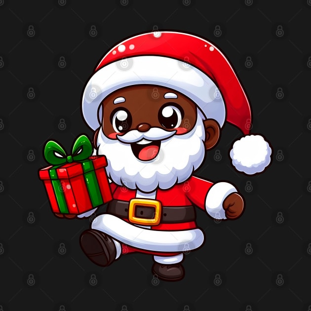 Santa Afrochibi by 3coo